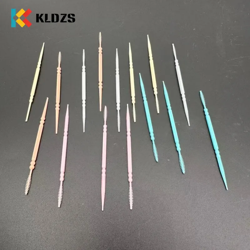 Пластиковая зубочистка в форме рыбной косточки